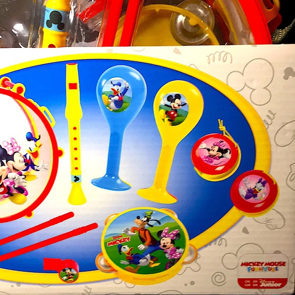 NEW MICKEY MOUSE FUNHOUSE DRUM SET - Picture 8 of 12
